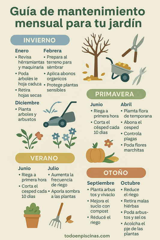 Guide d'entretien mensuel pour votre jardin : prenez soin de votre espace vert toute l'année