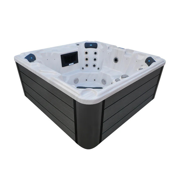 Spa 7 Places NatuSpa XL7/62 Silver Bluetooth 62 Jets avec Couverture