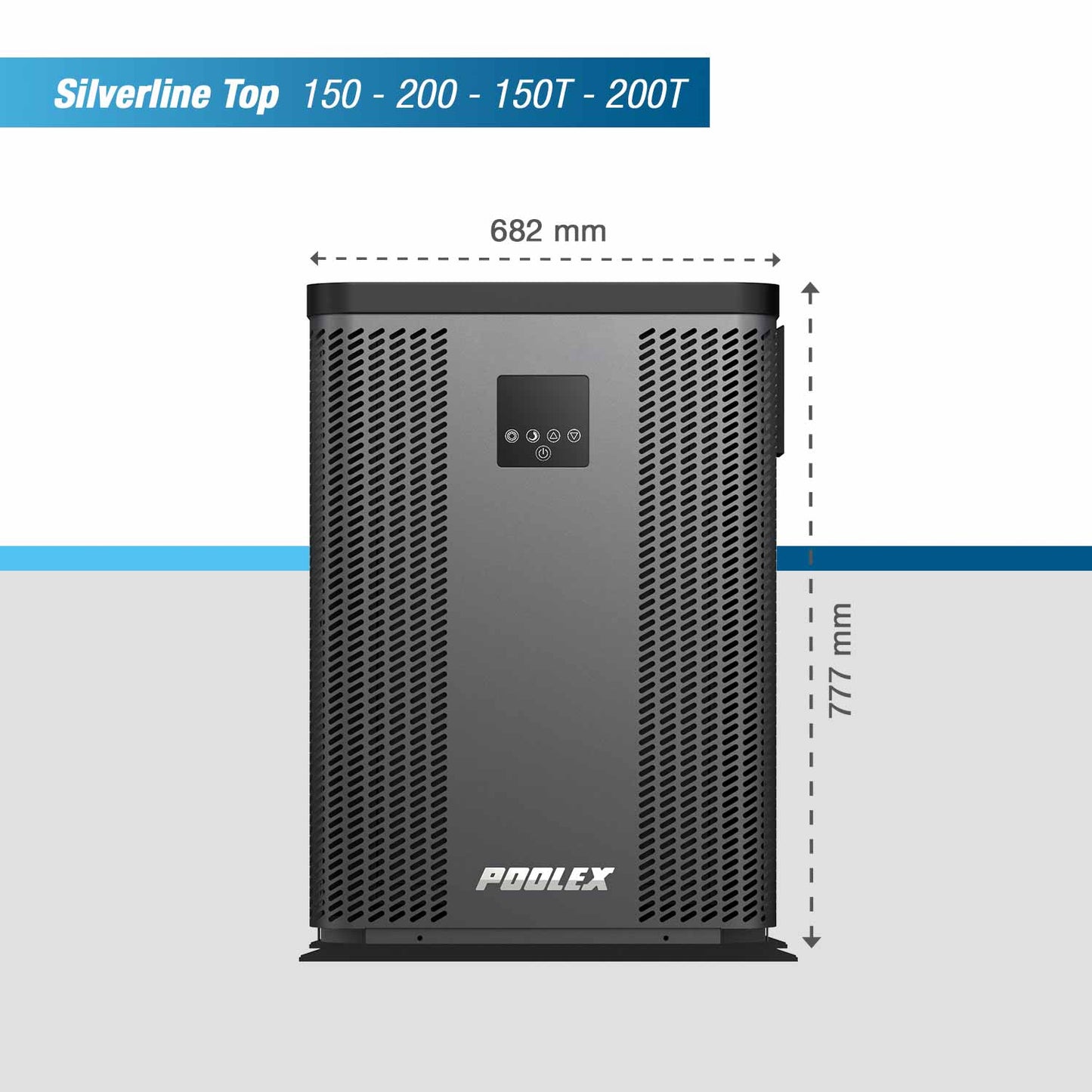 Pompe à chaleur piscine 70m³ Poolex 120 Inverter WiFi économique