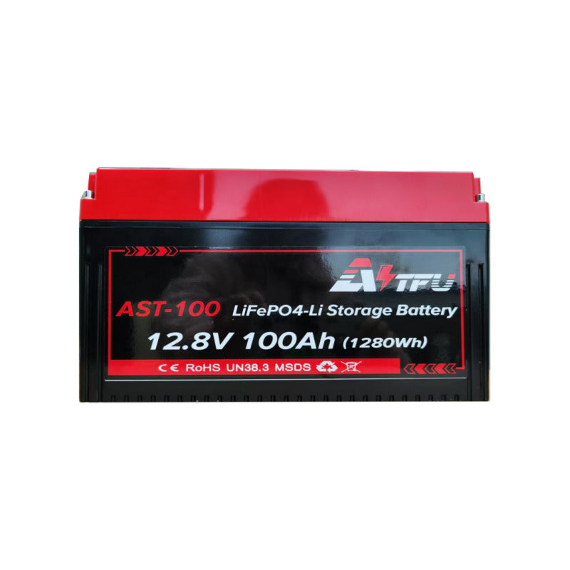 Batterie lithium 12V 100Ah LiFePO4 pour solaire et camping-car