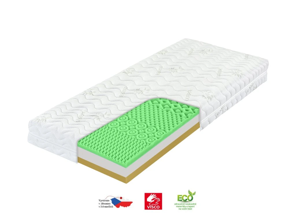 Matelas mémoire de forme 160x200 ferme Maximus Visco 20 double face