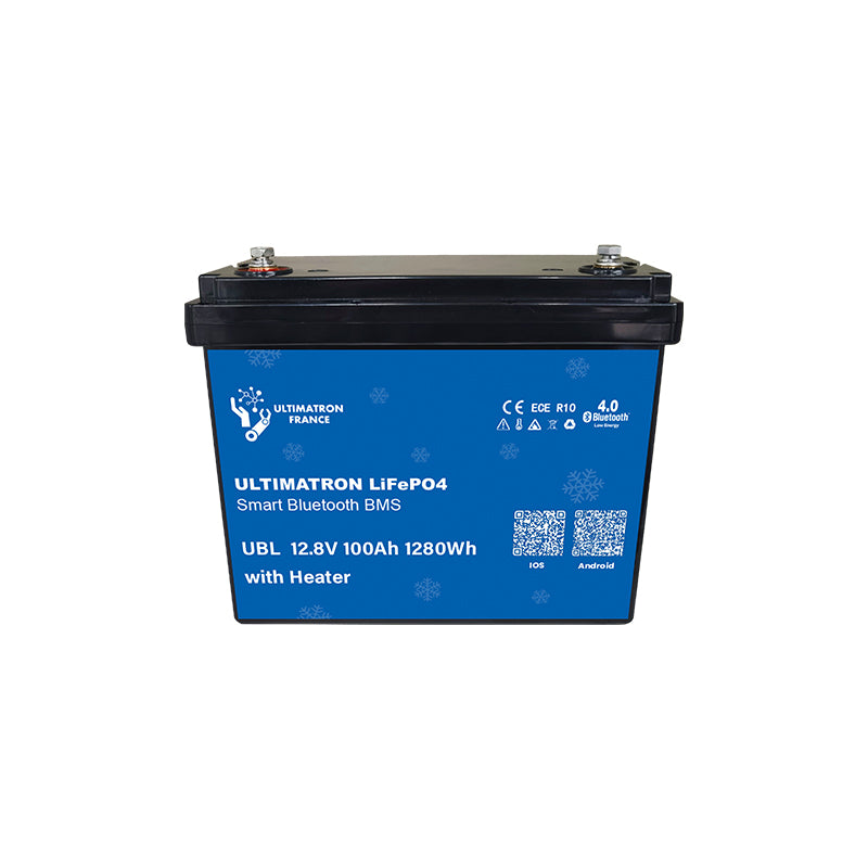 Batterie lithium LiFePO4 12V 100Ah Ultimatron avec Bluetooth