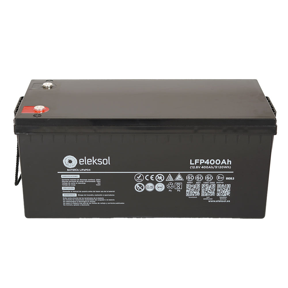 Batterie LiFePO4 Eleksol 12,8V 400Ah Bluetooth BMS 5120Wh