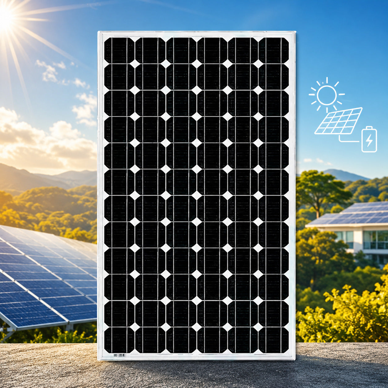 Panneau solaire Victron Energy 190W 12V monocristallin