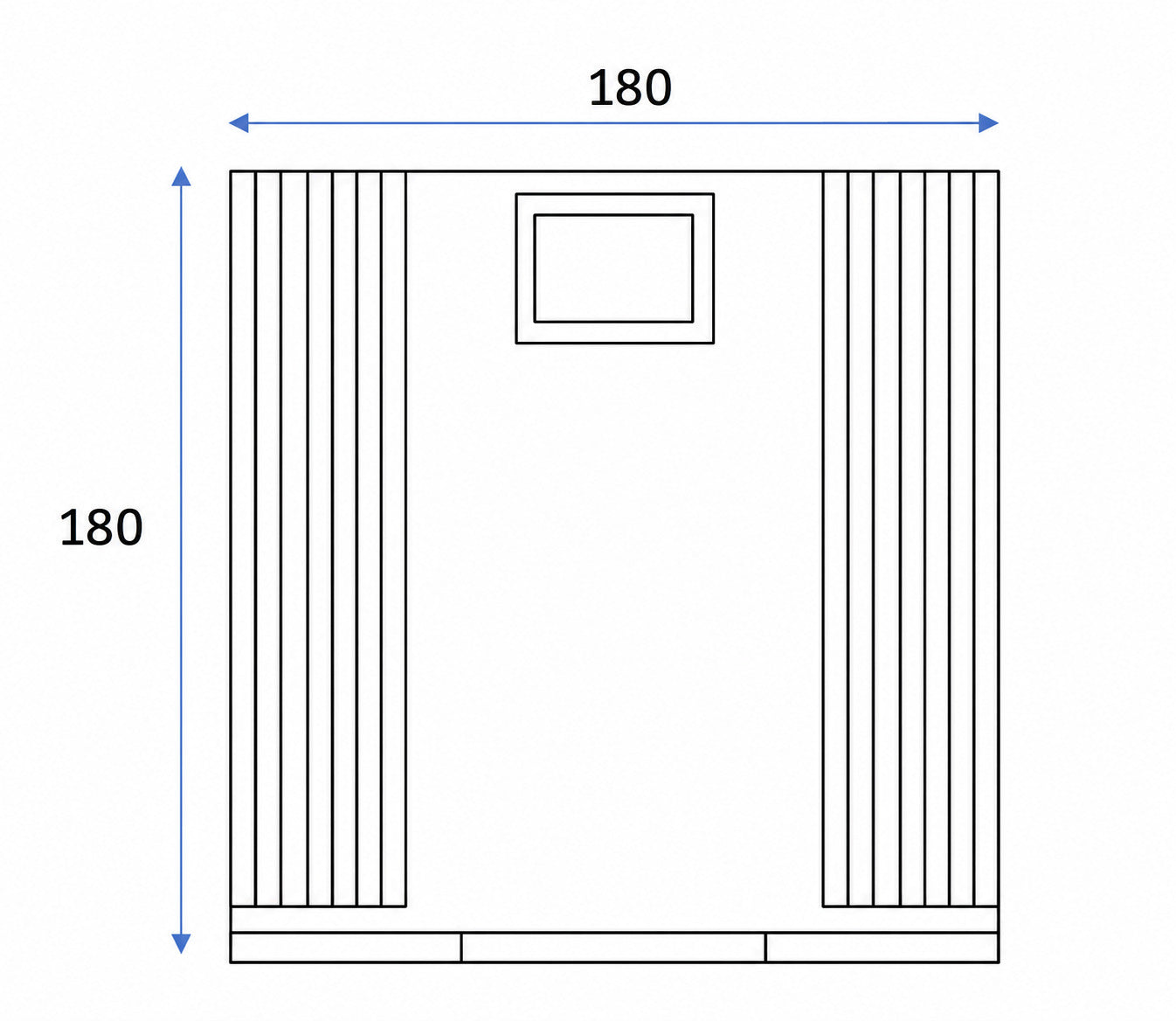 Sauna finlandais intérieur Lofty 1818 – 4 à 6 places, 8 kW