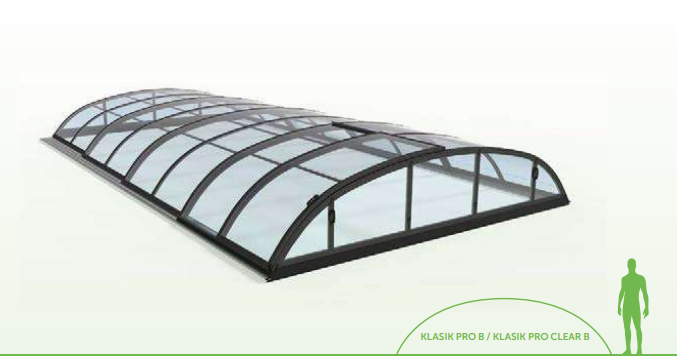 Couverture KLASIK PRO CLEAR B résistance à la charge de neige. -DEMANDEZ-NOUS UN DEVIS !