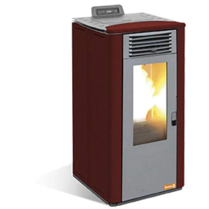 Poêle à granulés en fonte TERRA 10 kW Bordeaux