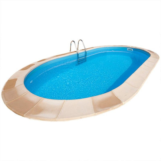 Piscine Ovale Ibiza 7 x 3,5 x 1,50 m complète