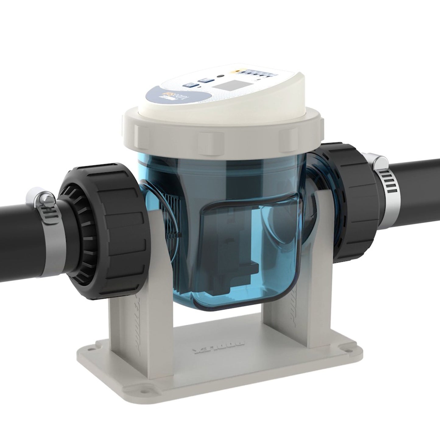 Electrolyseur au sel Turbo Salt400 pour piscines de 40 m3 cote gauche