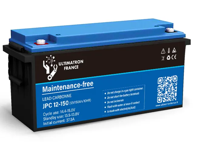 Batterie au plomb-carbone 12 V à décharge profonde de 150 Ah