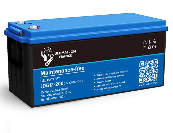 Batterie gel à décharge profonde ULTIMATRON 200 Ah 12 V