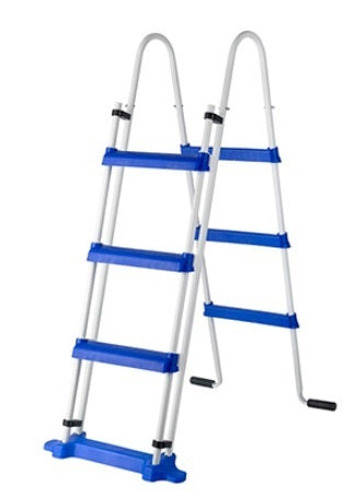 Escalera se seguridad de 1,20 m y 2 x 3 peldaños