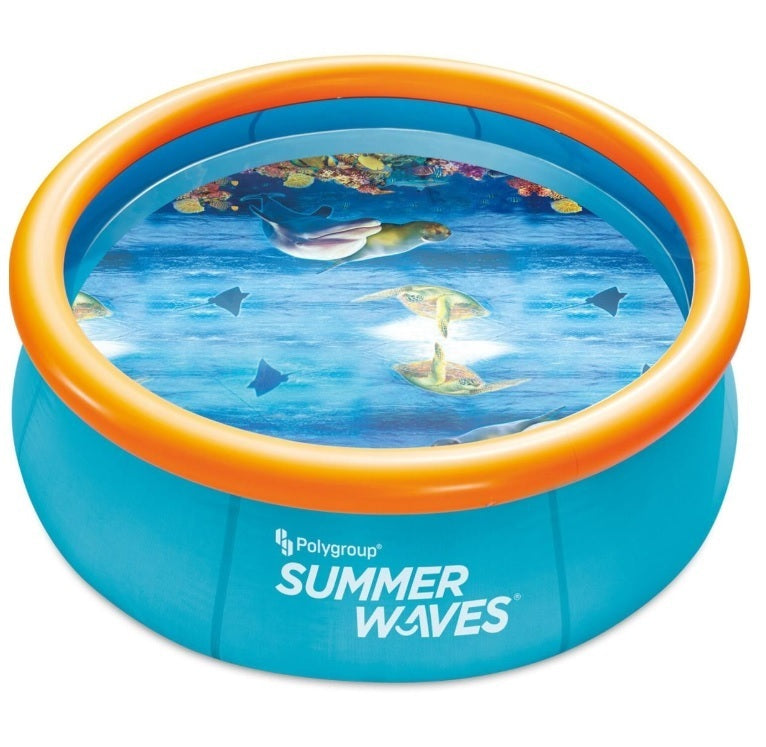 Piscine ronde 3D dimensions 3,05 m x 76 cm