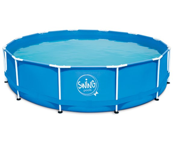 Piscina con estructura de metal 3.66 m x 84 cm