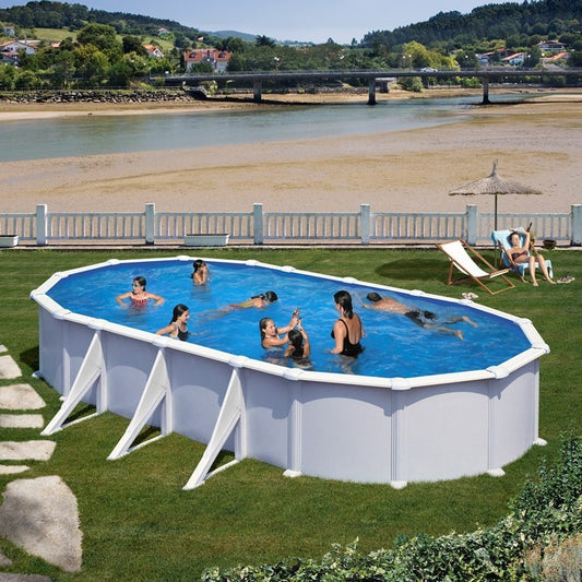 Piscine amovible ovale Atlantis 915 x 470 x 132 cm