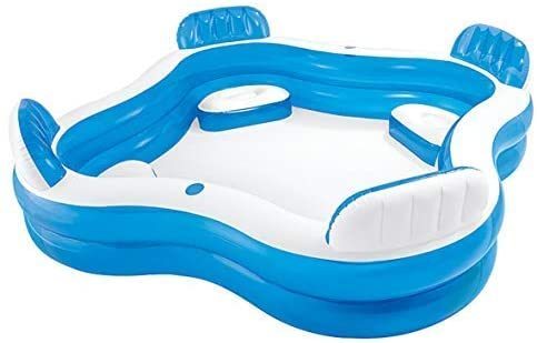 Piscine gonflable avec sièges