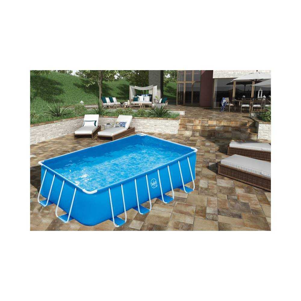 Piscine tubulaire 4,88 X 2,44 X 1,07 m avec filtre et échelle
