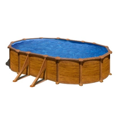 Piscine amovible ovale Mauritius 610x375x132 cm