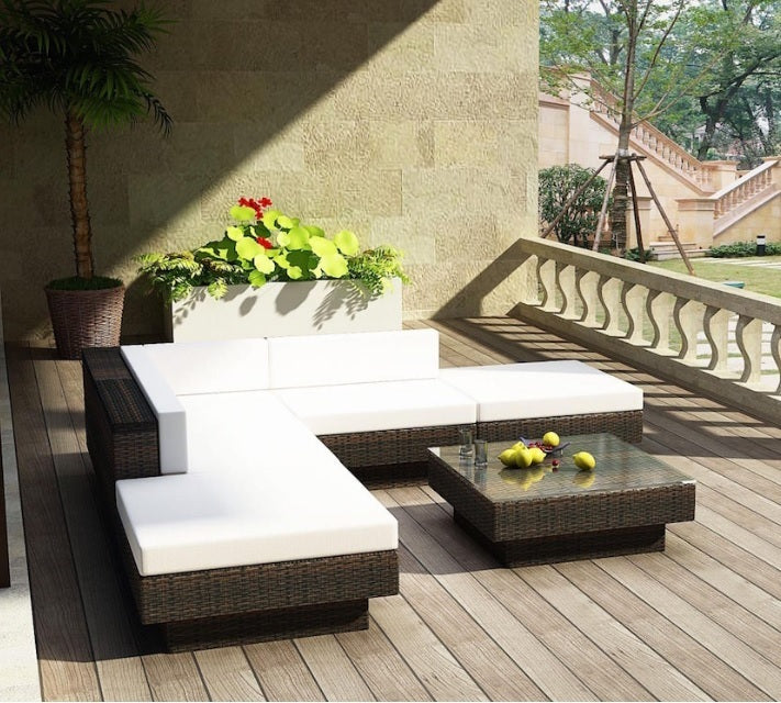 Set de jardin en Poli Ratán de Lujo Bali