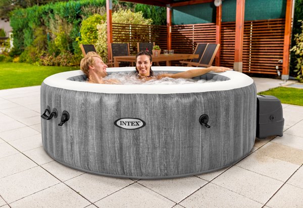Tapis De Sol Intex 11717 Pour Spa PureSpa Rond 4 Personnes - 200 Cm Tapis Protection Spas Gonflables