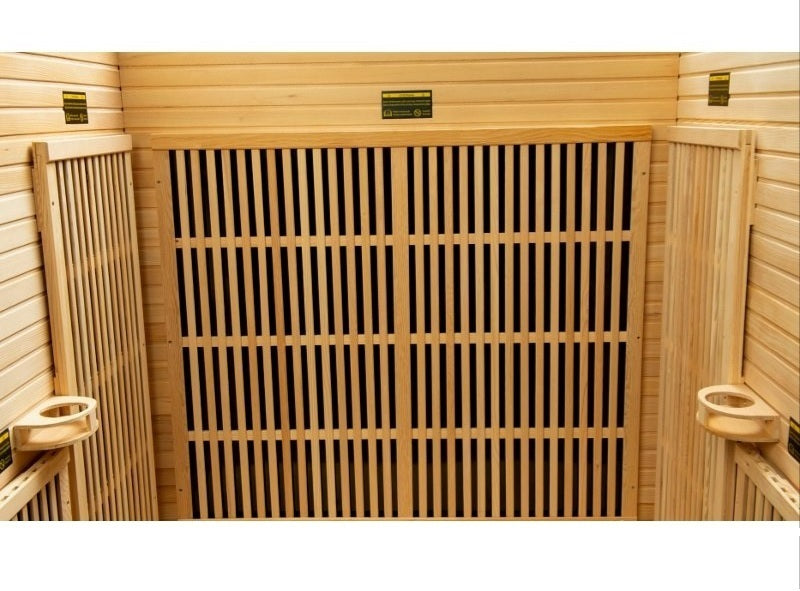 Sauna infrarouge Zora 130 x 115 x 186 cm - Ce produit est en rupture de stock, CONSULTEZ-NOUS POUR DES ALTERNATIVES SIMILAIRES.