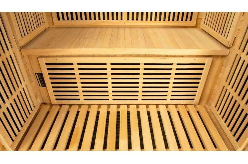 Sauna infrarouge Zora 130 x 115 x 186 cm - Ce produit est en rupture de stock, CONSULTEZ-NOUS POUR DES ALTERNATIVES SIMILAIRES.