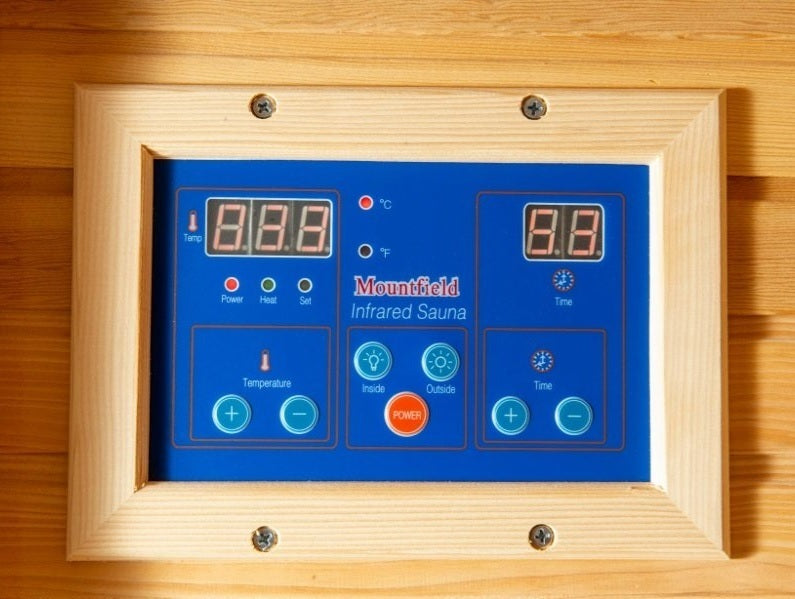 Sauna infrarouge Zora 130 x 115 x 186 cm - Ce produit est en rupture de stock, CONSULTEZ-NOUS POUR DES ALTERNATIVES SIMILAIRES.
