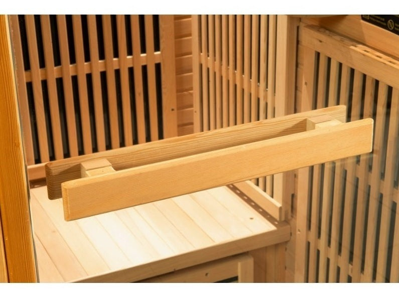 Sauna infrarouge Zora 130 x 115 x 186 cm - Ce produit est en rupture de stock, CONSULTEZ-NOUS POUR DES ALTERNATIVES SIMILAIRES.