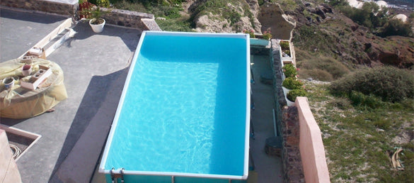 Piscine surélevée rectangulaire de 8,50x3,00x1,50m