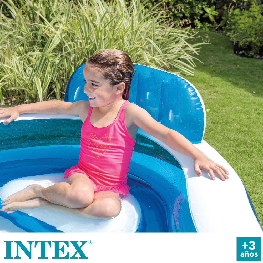 Piscine gonflable avec sièges