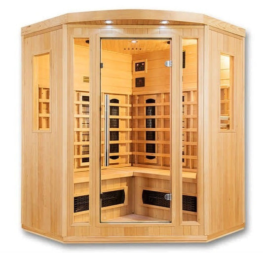 Sauna de infrarrojos Salomé de 150 x 150 x 190 cm