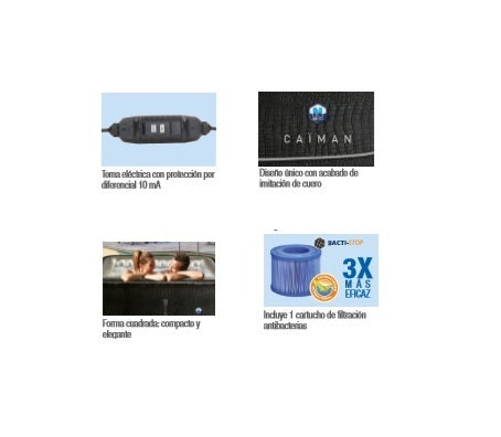 Spa gonflable 4 places Netspa Caiman