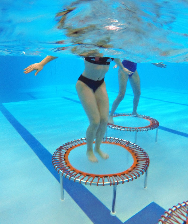 Trampoline aquatique piscine WXTramp Premium aquafitness inox 100 kg
