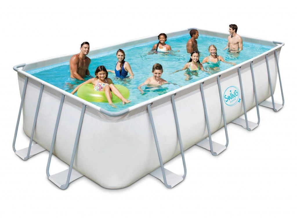 Cadre métallique rectangulaire de piscine Elite (549 x 274 x 132 cm)