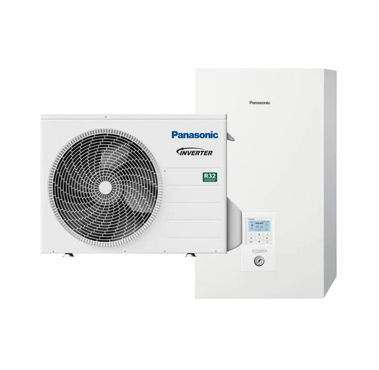 Pompe à chaleur Panasonic Aquarea Bi‑bloc Génération J 9 kW monophasée