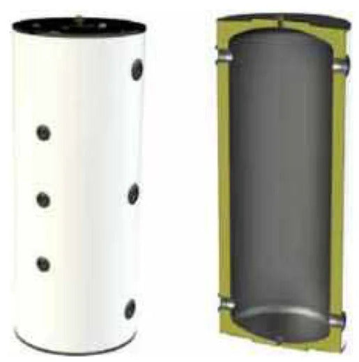 Ballon tampon 200 L pour pompe à chaleur THERMIWORLD