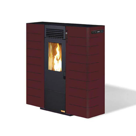 Poêle à granulés Bordeaux 8 kW pour couloir, idéal pour le chauffage