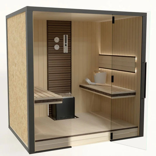 Sauna finlandais intérieur Lofty 1818 – 4 à 6 places, 8 kW