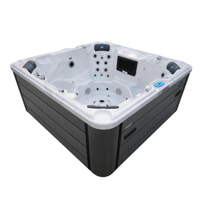 Spa 7 Places NatuSpa XL7/62 Silver Bluetooth 62 Jets avec Couverture