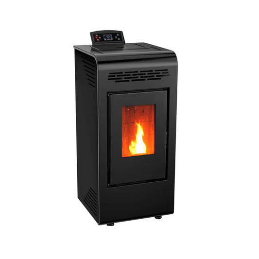 Poêle à granulés POWER 8 PLUS 8,74 kW noir, jusqu’à 150 m³, A+