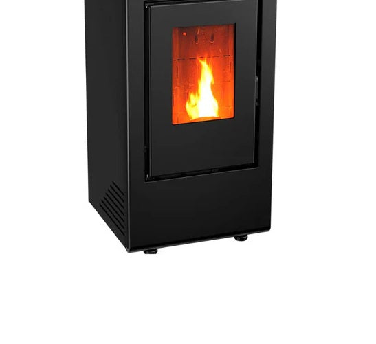 Poêle à granulés POWER 8 PLUS 8,74 kW noir, jusqu’à 150 m³, A+
