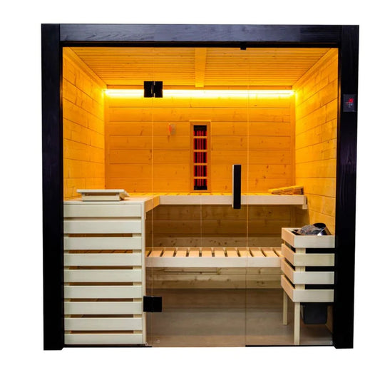 Sauna hybride FAMILY LARGE Harvia et infrarouge