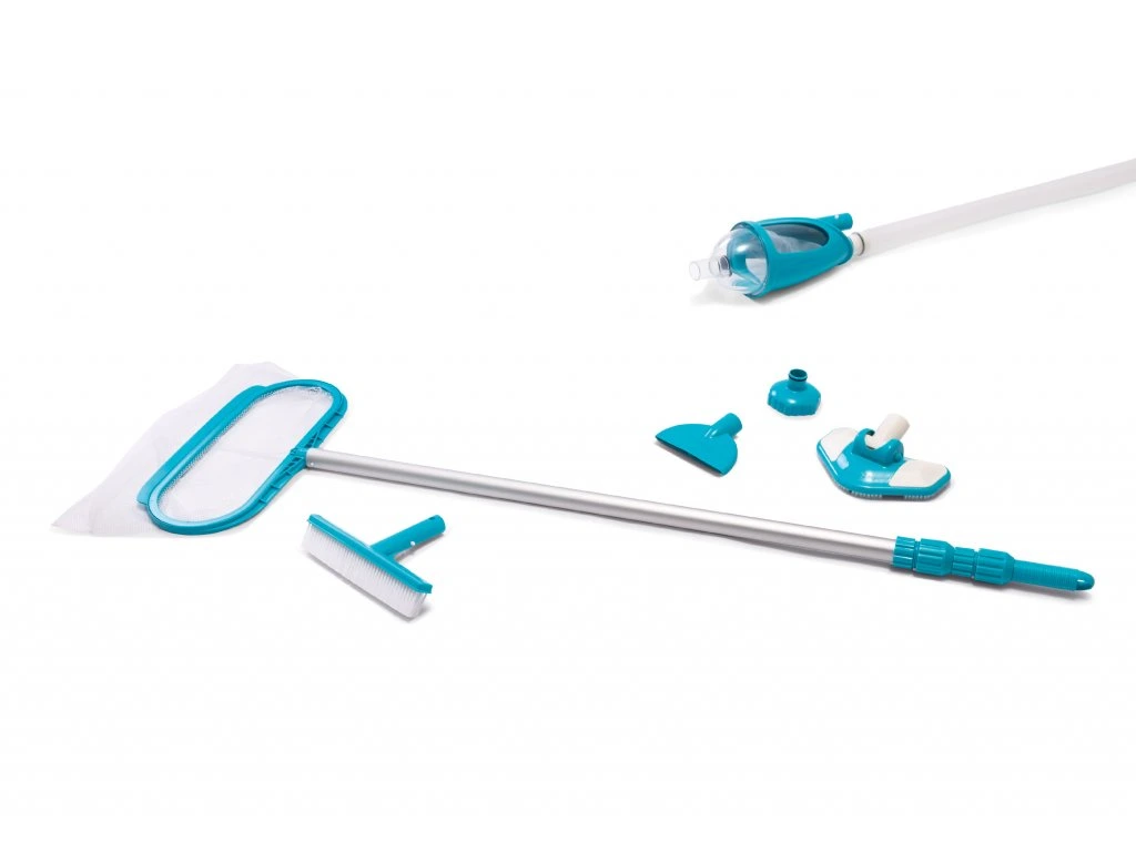 Kit entretien piscine Intex Deluxe avec aspirateur et manche 279 cm