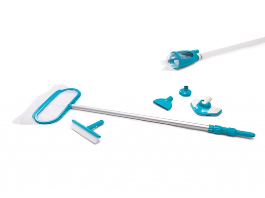 Kit entretien piscine Intex Deluxe avec aspirateur et manche 279 cm