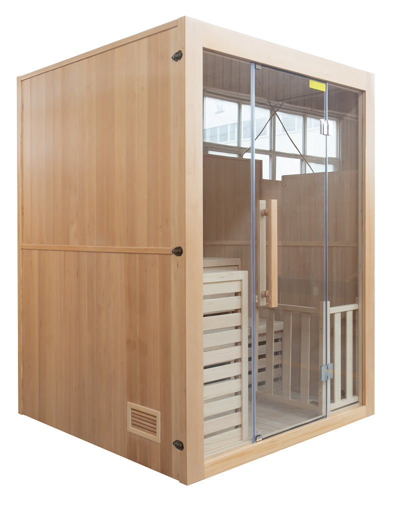 Sauna Finlandais 4 Personnes avec Poêle Harvia 4,5 kW