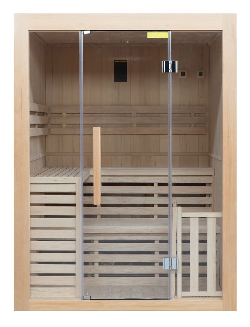 Sauna Finlandais 4 Personnes avec Poêle Harvia 4,5 kW