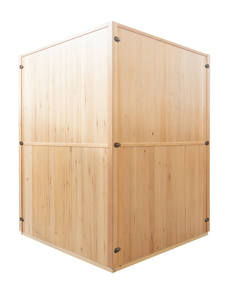 Sauna Finlandais d'Angle ZEN 3 Places Harvia 4,5 kW LED