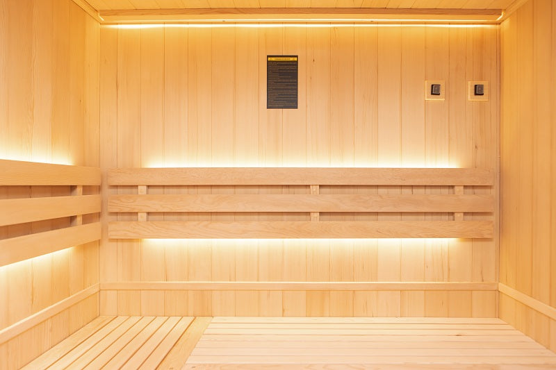 Sauna Finlandais 4 Personnes avec Poêle Harvia 4,5 kW