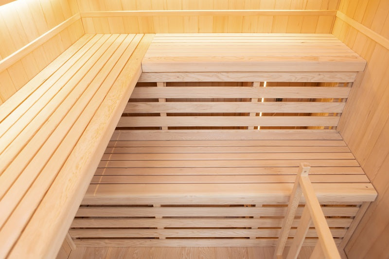 Sauna Finlandais 4 Personnes avec Poêle Harvia 4,5 kW