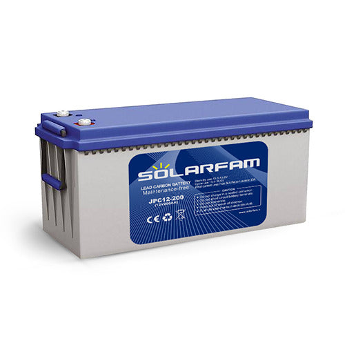 Batterie solaire 12V 200Ah SOLARFAM Cycle profond haute capacité
